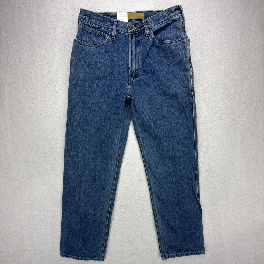 Vintage Levis 550 Relaxed Fit Denim Blue Jeans Mens 32x32 NWT NOS